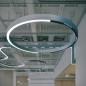 Preview: LED-Aufputzprofil an der Decke eines gewerblich genutzten Raumes